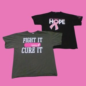 Hope and Cure T-Shirts - Size XL Black and Green